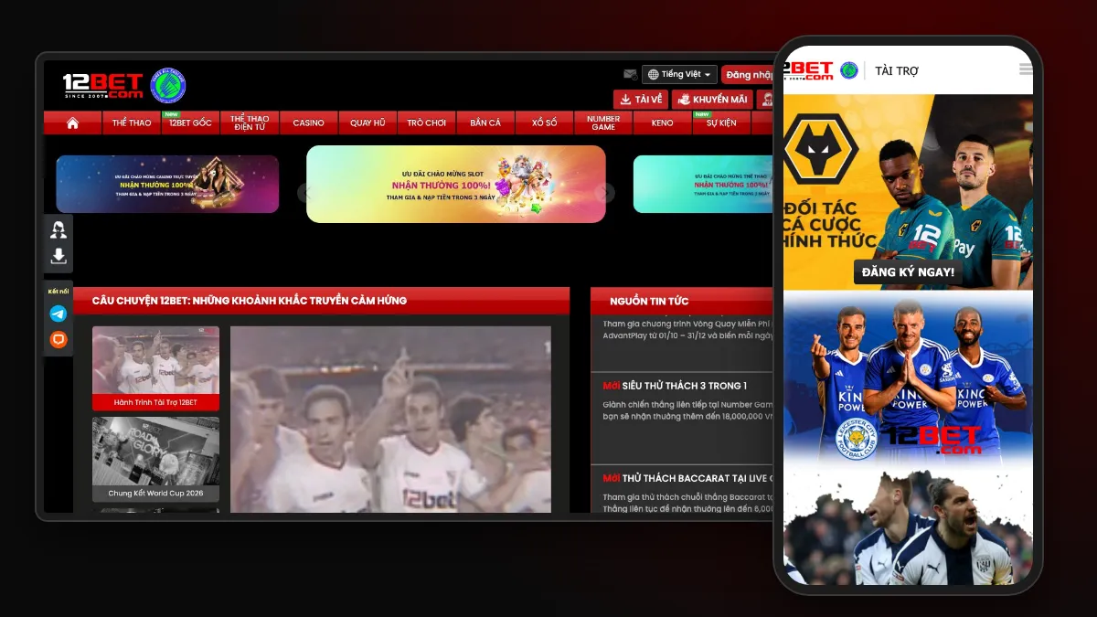 Nhà cái 12Bet - review đánh giá toàn diện từ chuyên gia 2026